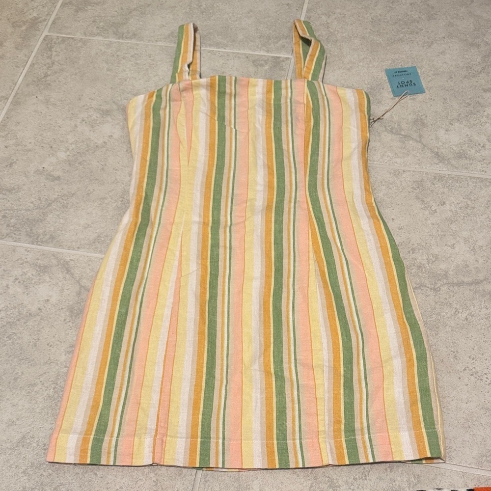 Forever 21 Multicolor Striped Mini Dress